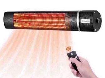 Wall-Mounted Patio Heater Electric Infrared Heater Indoor/Outdoor Heater Electric For Garage