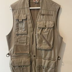 Vintage Photographer’s Vest, Medium Size, 1980’s By Banana Republic. 