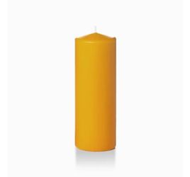 Pillar candles (set of 56 in Harvest Gold) from Yummi