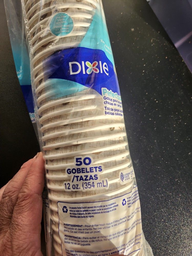 CountaDixie Paper Hot Cups, 12 oz.