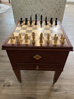 Vintage Bombay Company Multi-Game Side Table