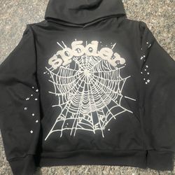 Sp5der OG Web Hoodie 'Black'