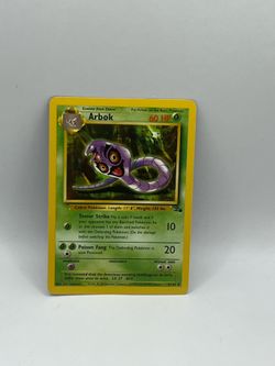Pokemon Fossil Arbok Card #31
