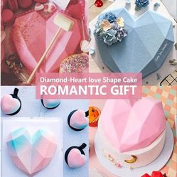 Breakable Heart Mold Kit for Chocolate  8.8" Large Valentine Candy Making and Letter molds 