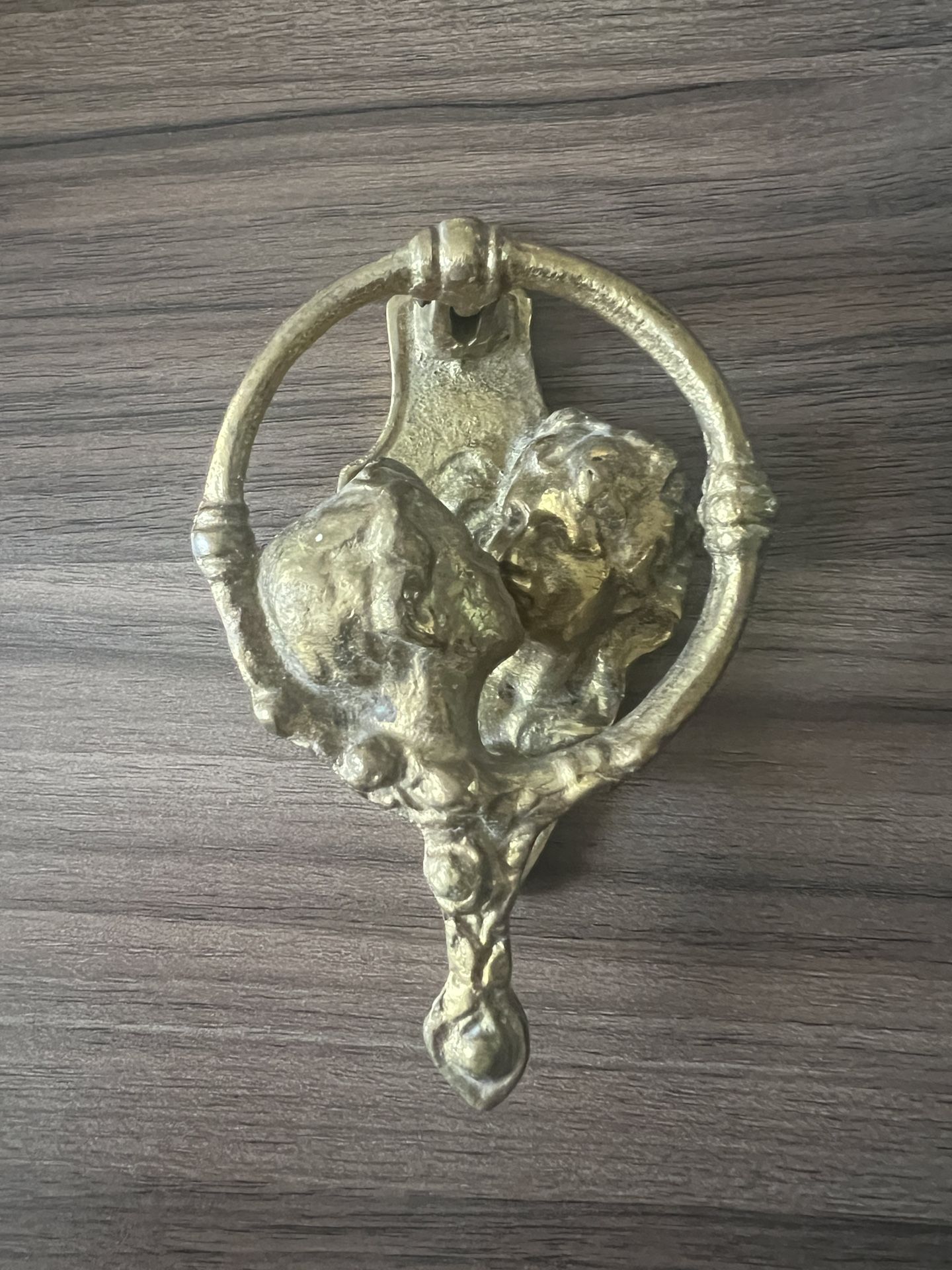 Vintage Romeo & Juliet Brass Door Knocker