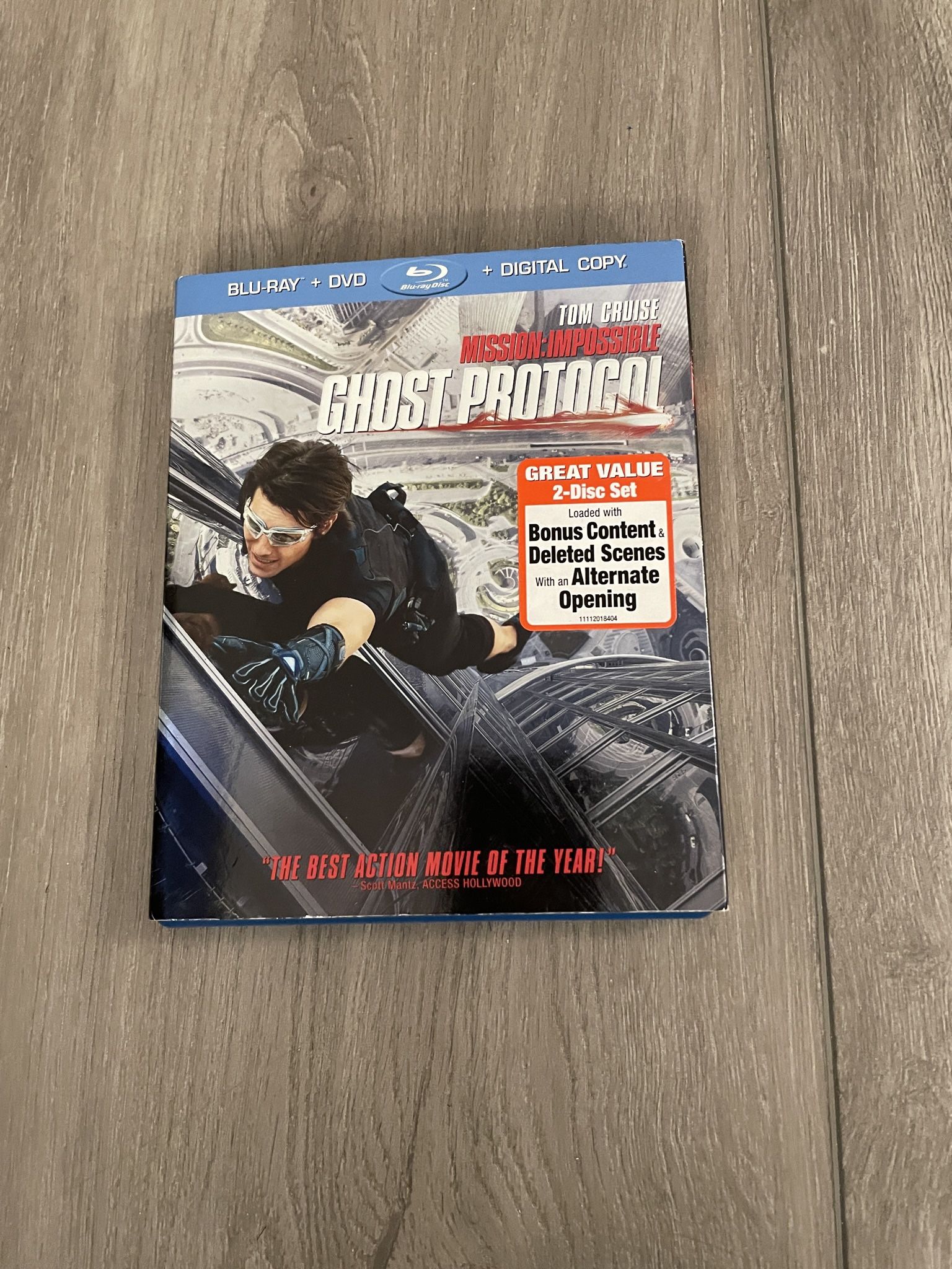 Mission Impossible Ghost Protocol Blu ray Movie