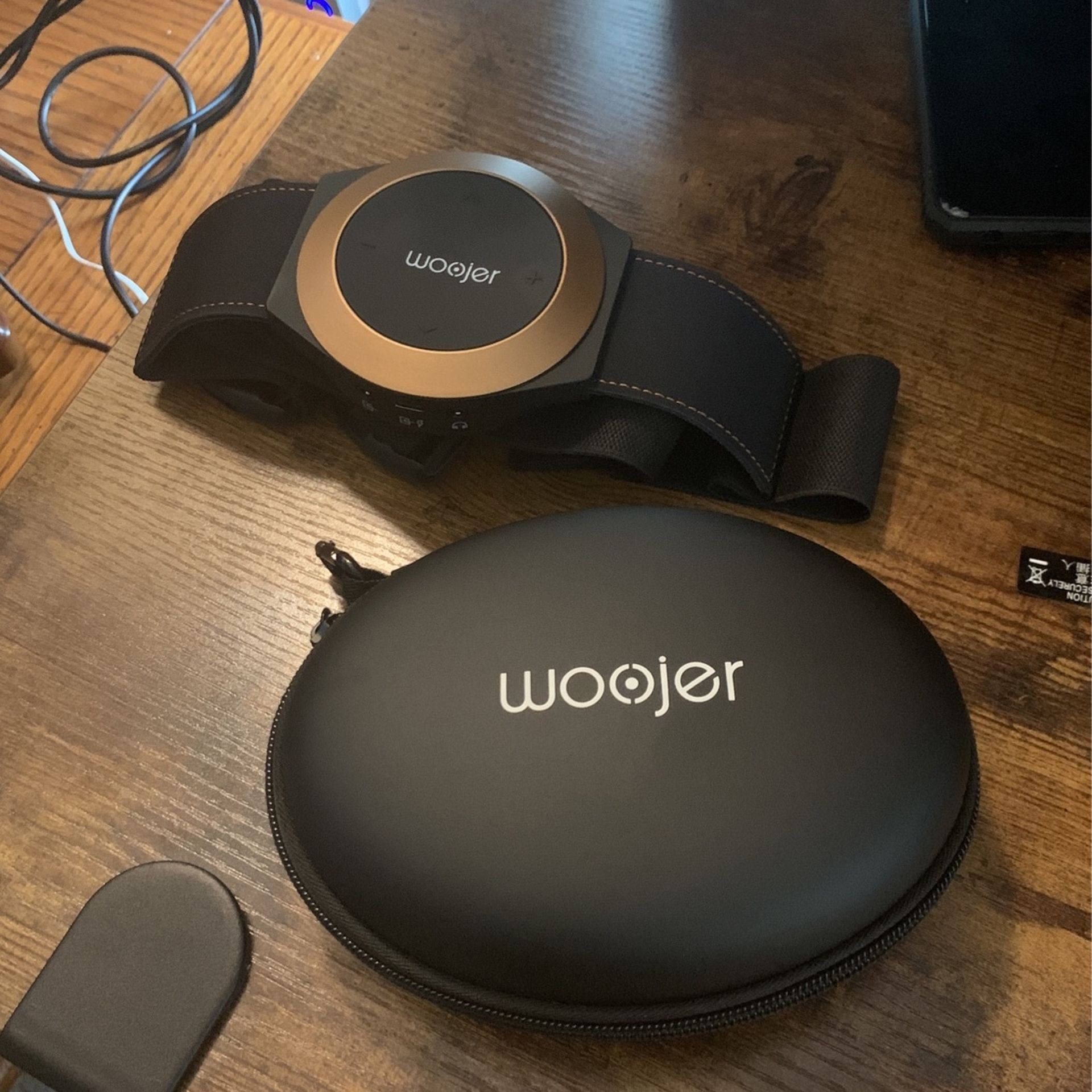 Woojer Strap Edge Wearable Bass With Carrying Case