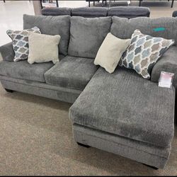 New/ Dorsten Slate Sofaa Chaisee, Small Sectionall,couchh/ Home Decor/ Delivery available 