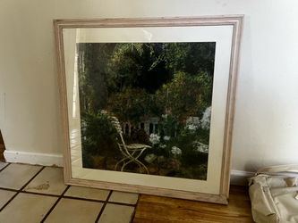 French painting print framed