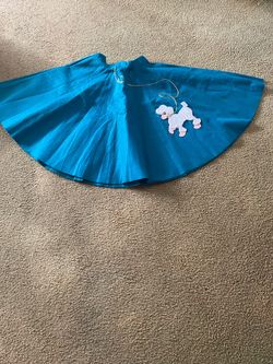 Vintage Felt Poodle Skirt waist: 26”..$5.00