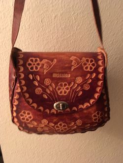 Leather purse new