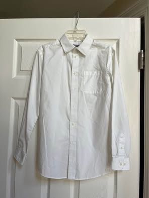 Boys White Dress Shirt – Size 12/14