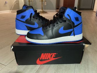Nike Air Jordan Retro 1 High OG Royal Blue 2013 575441-080 Size 7Y Rare Classic