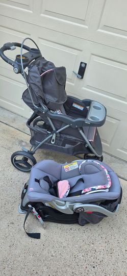👶 Baby Trend Stroller & Infant Car Seat Travel System – Good Condition
