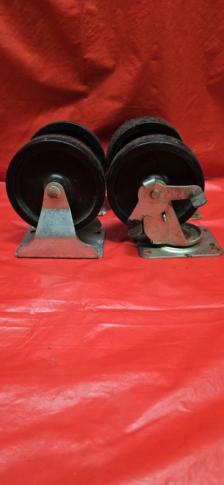 3" CASTER WHEELS FOR CRAFTSMAN TOOL CABINET
