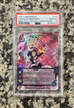 2021 Universus Ochaco Uraraka 1st Edition Extra Rare PSA 10