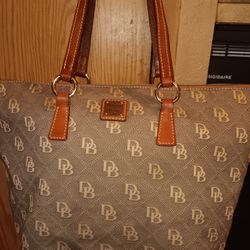 DOONEY AND BOURKE Monogram Tote