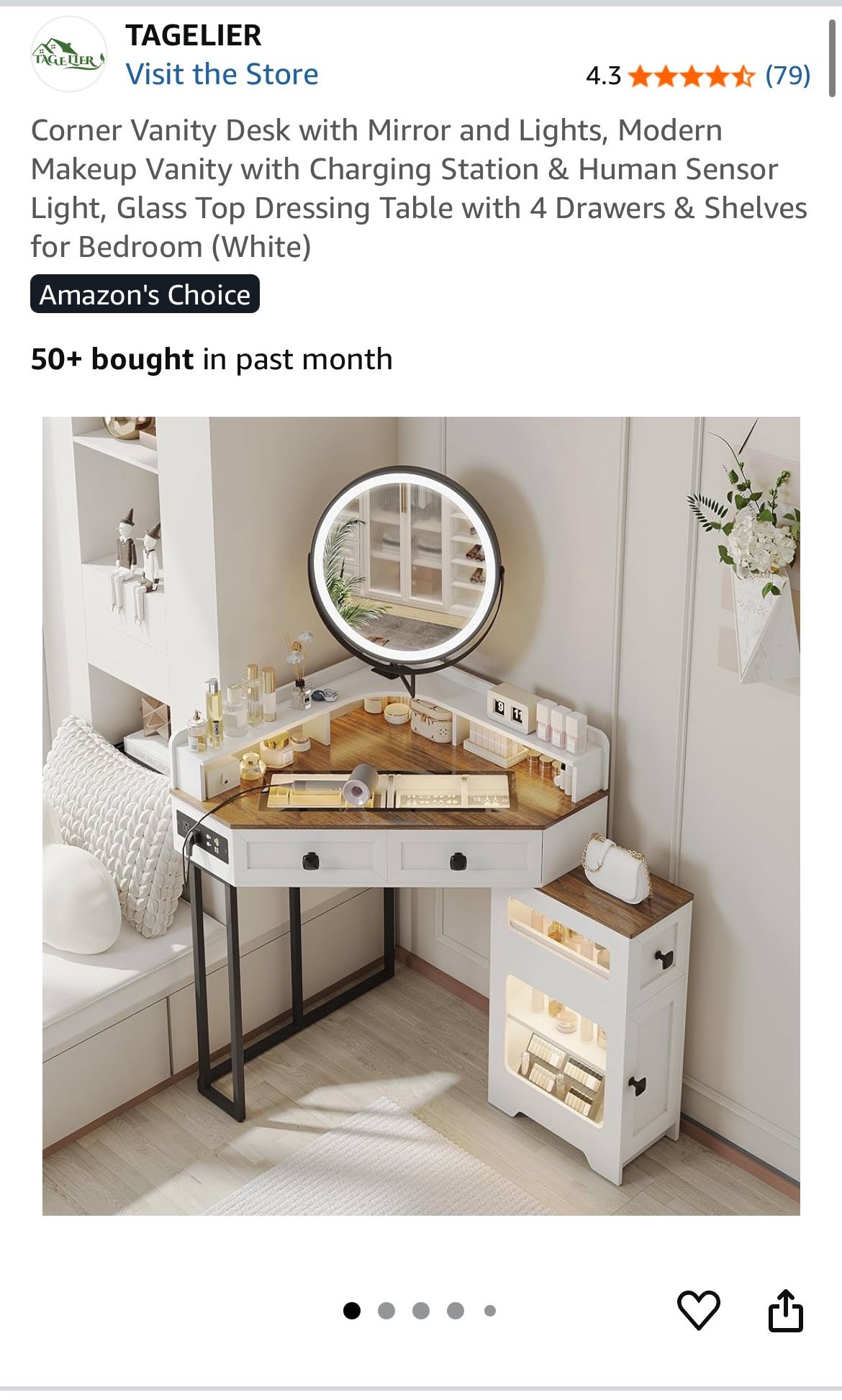 Corner Vanity- Brand New