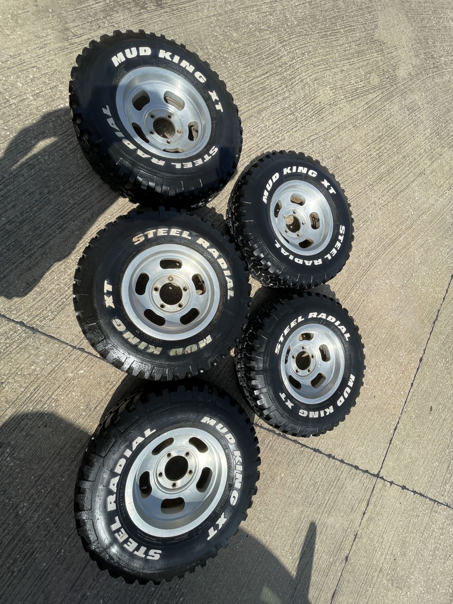 Mud King Xt Steel Radial Wheels And Tires 31X10.50R15 LT for Sale in