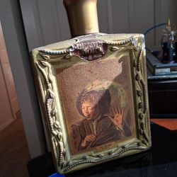 Vintage Jim Beam Whiskey Decanter Boy Holding A Flute