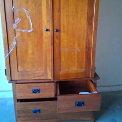 Tall, Large TV stand With Drawers Below.  Brand New
