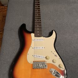 Fender , Squire Stratocaster Electric Guitar With Upgraded P/ups guitar