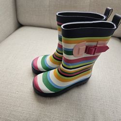 New Sun Squad Toddlers Girls Rain Boots Medium 7/8