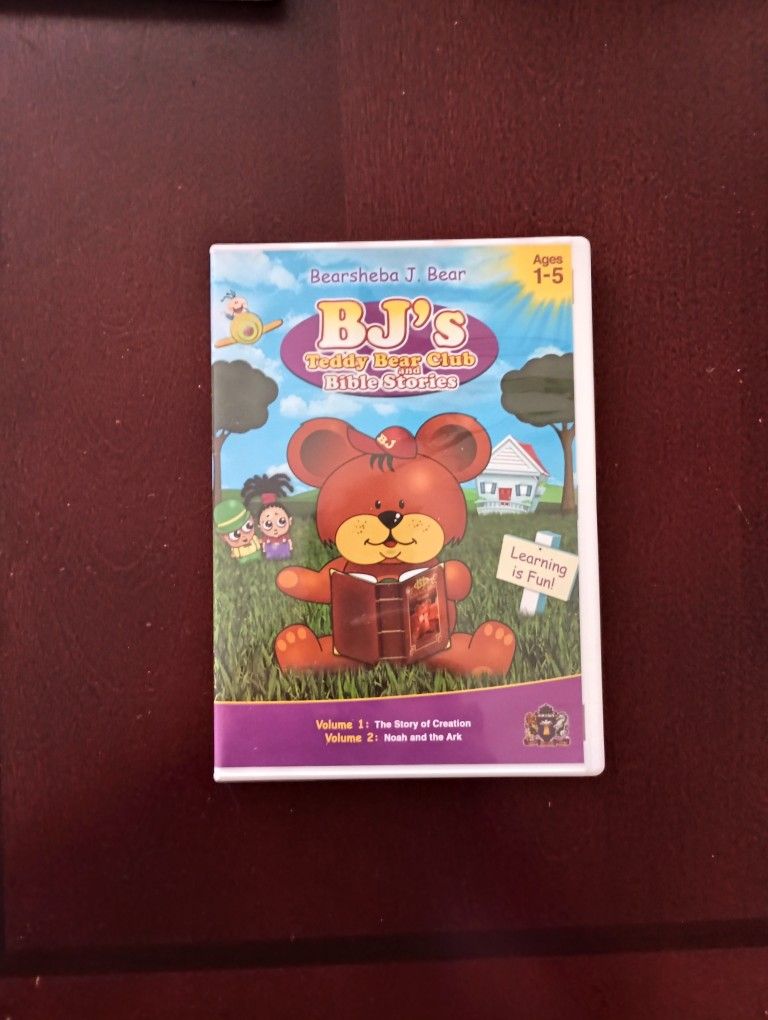 3/$10 🌟 BJ's Teddy Bear Club and Bible Stories DVD