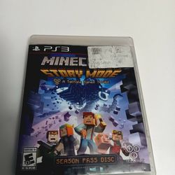 MINECRAFT STORY MODE PLAYSTATION 3 GAME