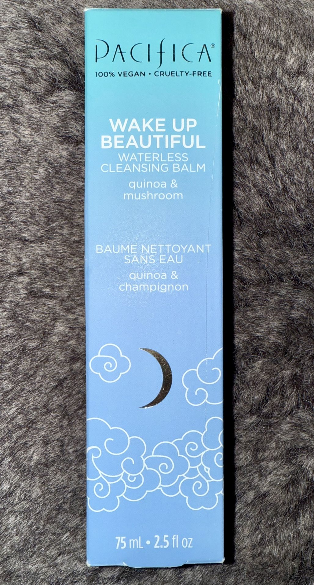 Pacifica Wake Up Beautiful Waterless Cleansing Balm Quinoa Mushroom Skincare New