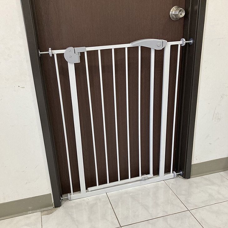 (Brand New) $40 Walk Thru Baby Gate 35” Tall for 29-32” Wide Doorways Stairs, Safety Pet Dog Fence