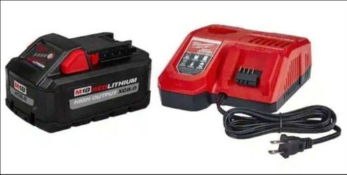 Milwaukee M18 18-Volt Lithium-Ion HIGH OUTPUT Starter Kit with XC 8.0Ah Battery and Rapid Charger