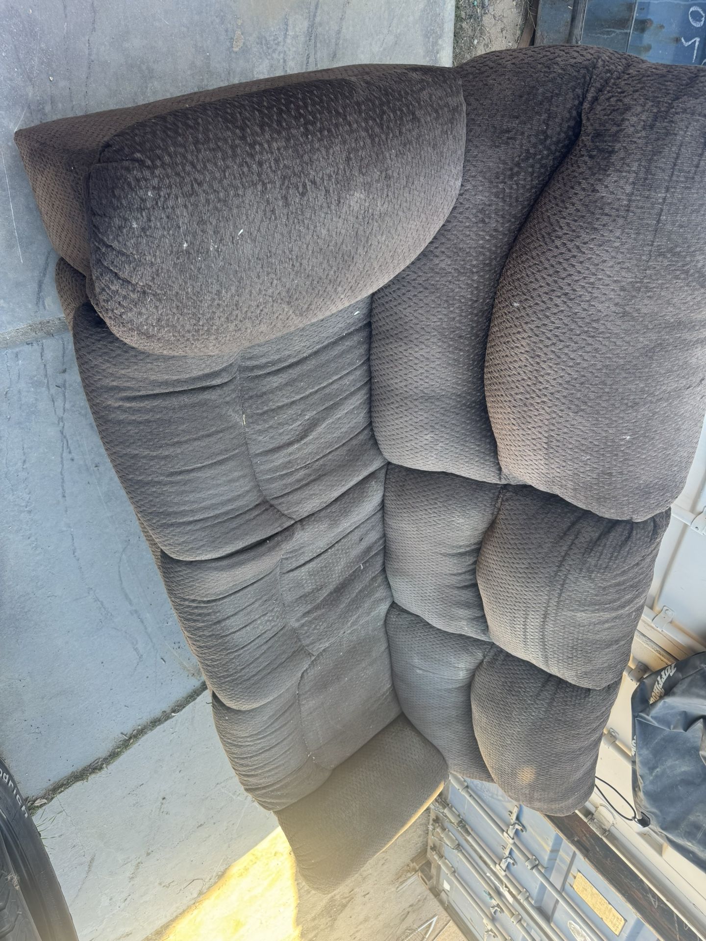 Brown Couch And Recliner