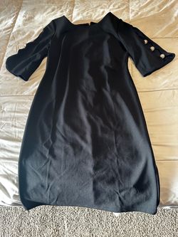 Black half Sleeve Pearl Dress Suit
