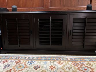 Pottery Barn media cabinet