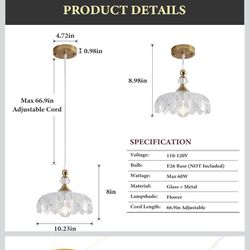 Vintage pendant light
