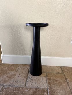 Metal side table