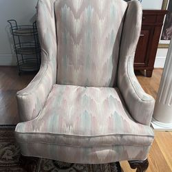 Multi Color High Wing Chair
