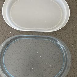 TUPPERWARE vintage Tray And Seal Set 