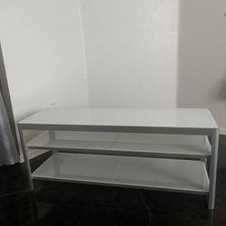 Glass White Coffee Table For sale