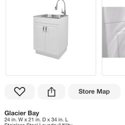 Glacier Bay Steel Utility Cabinet
