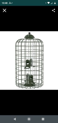 Squirrel proof bird feeder.
