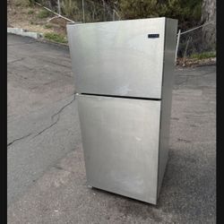 Stainless Steel Maytag Refrigerator Fridge Freezer (free Local Delivery/30 Day Warranty)