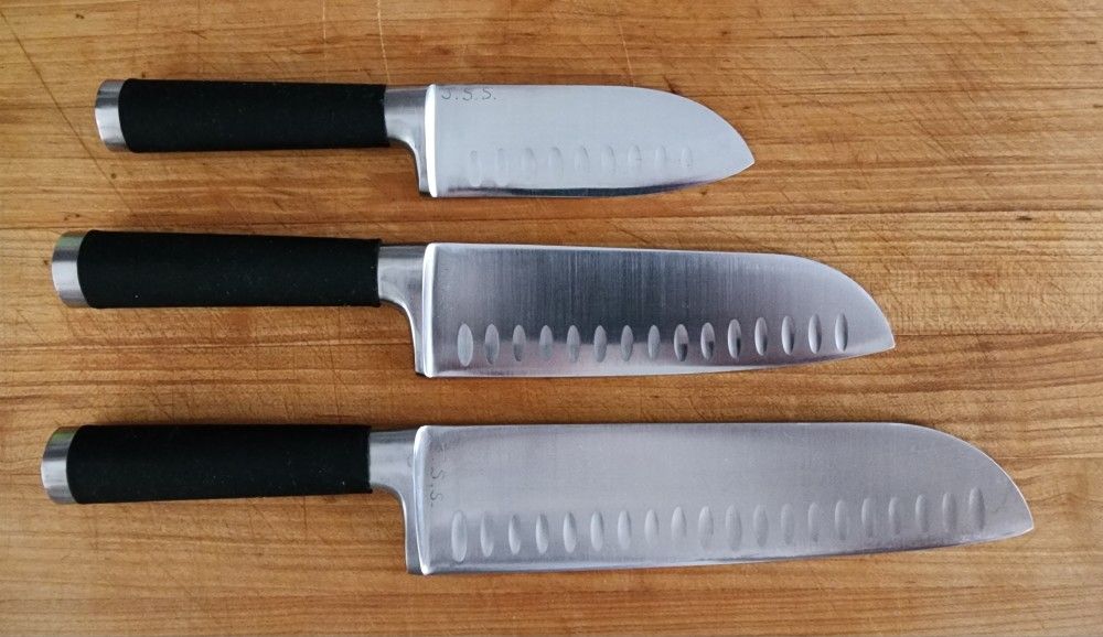 NapaStyle 3pc Santoku Knife Set