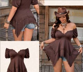 SHEIN Brown Shirt 1x (14)