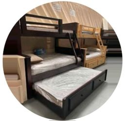 Bunk Beds Twin Full Full Pinewood Colors ****Madera 100%*****