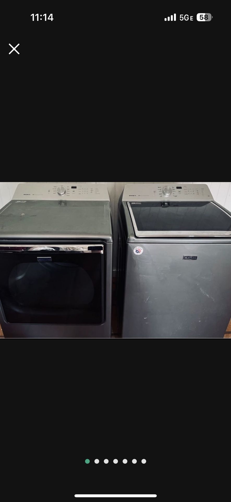 Maytag Washer Dryer Set