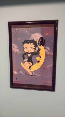 Betty Boop print sericel