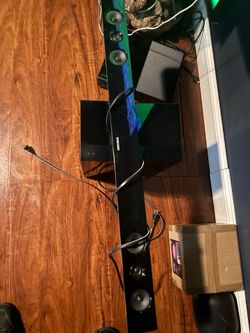 Samsung  sound bar and subwoofer
