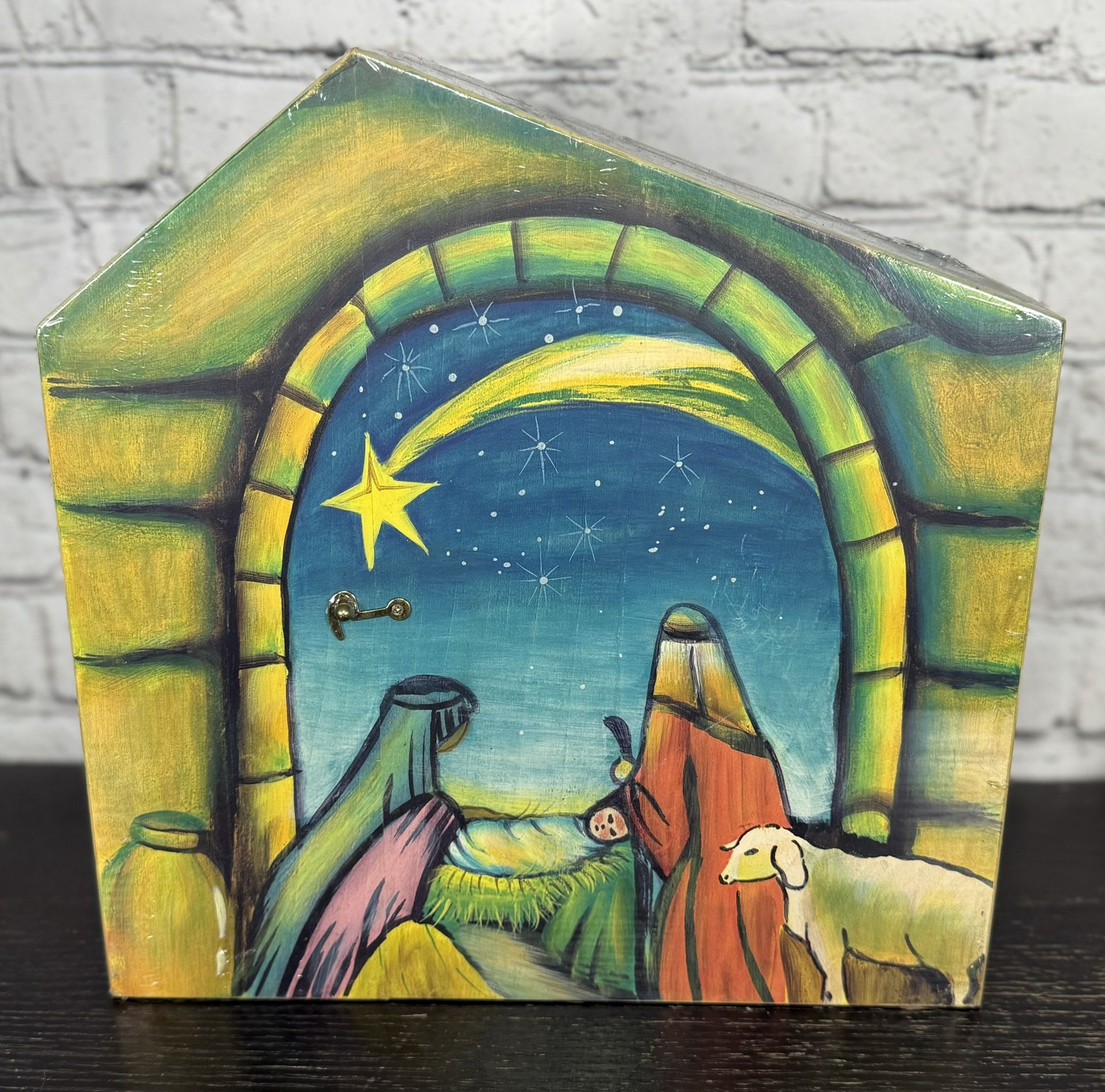 Saks Fifth Ave. Kurt Adler Christmas Ornaments Nativity Set